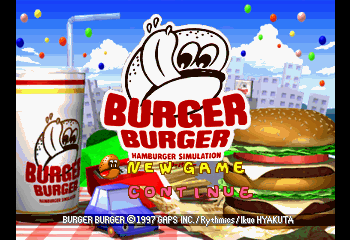 Burger Burger - Hamburger Simulation Title Screen